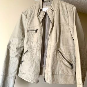 Faux Leather Moto Jacket